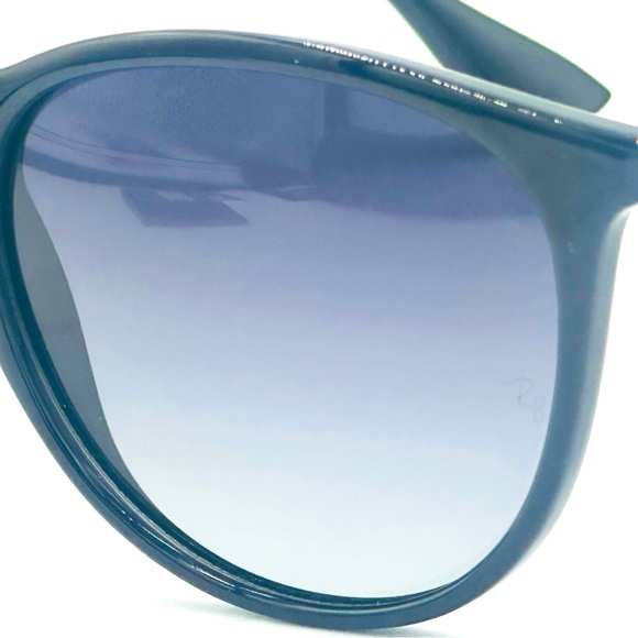 Ray-Ban Erika Women’s Polarized Sunglasses RB4171 54m Black w Gradient Grey Lens - Picture 7 of 10